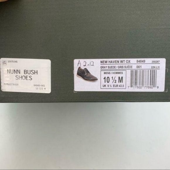 Nunn Bush Men Haven Wingtip Oxford Size 10.5M - Picture 12 of 13